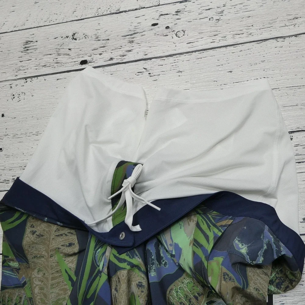 Rhone Shorts Mens‎ XL Blue Tropical Floral Swim Trunks Lined 6 Inseam Quick Dry